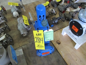 VALVE, RELIEF TYPE, 1-1/2" X 2-1/2" SIZE, CARBON STEEL MATERIAL, SS TRIM, LEVER OPERATOR, 13.5 PSIG SET PRESSURE RATING, FLANGED CONNECTIONS. 300# RF INLET X 150# RF OUTLET MEDIA: STEAM (AIR EJECTOR) CAPACITY: 550#/HR OPER. TEMP: 310 F CALC AREA SQ.IN.:0.353 SQ.IN. SELECTED AREA; 0.503 SQ.IN ORIFICE DESIGNATION: 'G', PART # JOS-25-C (W-51) LOADING & HANDLING FEE $15-